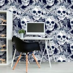 Imagem de Caveiras - Papel de Parede - 0,58 x 2,00m