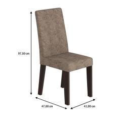 Imagem de Cadeiras Kit 2 Cadeiras Nobre 14107 Ameixa/Malta - Viero Móveis