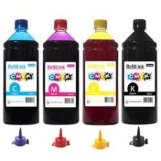 Imagem de Kit Tinta Refill Ink T664 L396 L375 L380 L395 L455 2 litros