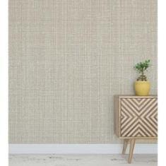 Imagem de Papel De parede contemporâneo estilo tecido + Kit Aplicação Completo