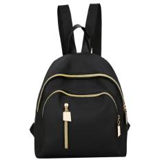 Imagem de Mochila de moda feminina de cor sólida bolsa de ombro multifuncional Mochila casual