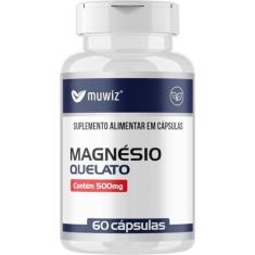 Imagem de Magnésio Quelato - 60 Cápsulas 500mg - Muwiz