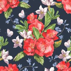 Imagem de Papel De Parede Adesivo Floral Classico N06102 0,58X3,00M
