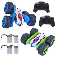 Imagem de Carro de controle remoto GAOMON 2,4 GHz 4WD Stunt com luzes LED Kid