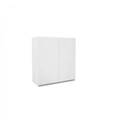Imagem de Armário De Cozinha E Lavanderia Com 2 Portas Duplo Aéreo Módulo Suspenso Top Class Batrol Branco Branco Brilho