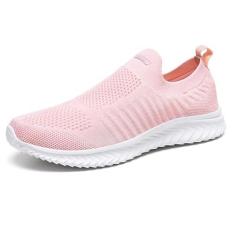 Imagem de Jueshanzj Sapatos de caminhada esportivos sapatos de tamanho grande sapatos de corrida confortáveis modelo casal, rosa, 38