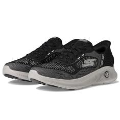 Imagem de Skechers Tênis masculino Hands Free Slip-ins Go Walk Anywhere-Worldwide, Preto/cinza, 41