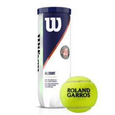 Imagem de Bola de Tênis Roland Garros All Court Tubo com 3 bolas Wilson
