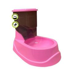 Imagem de Comedouro Automático Para Cães Gatos Com Reservatório Ração - Four Pla