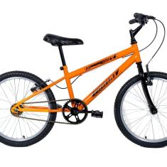 Imagem de Bicicleta Aro 20 Quadro Mtb Rebaixado em Aço Boy Infantil Laranja