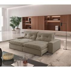 Imagem de Sofá Hall Veludo Dois Módulos De 80cm B25cm Meu Sofá Online B002 Veludo Capuccino