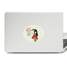 Imagem de Adesivo de laptop tradicional japonês com emblema de vinil para notebook