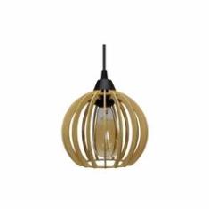 Imagem de Pendente em Madeira - Micro Ball Light - Marfim