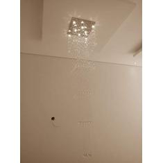Imagem de Lustre de Cristal para Hall de Escada com 3 Metros de Altura