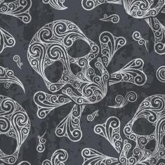 Imagem de Papel de Parede Autocolante Caveiras 0317 Rolo 0,58x3M