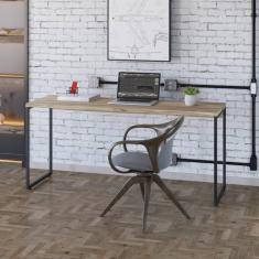 Imagem de Escrivaninha Dynamica Industrial 150 cm - Carvalho/Preto