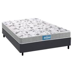 Imagem de Cama Box Colchão Ortopédico Probel D-ep Guarda Costas Próextreme Double FaceBase Suede Gray