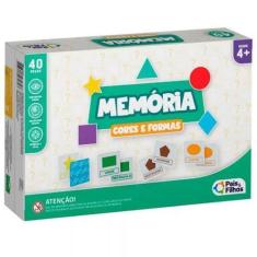 Imagem de Jogo Da Memória Cores E Formas Pais E Filhos