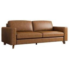 Imagem de Sofá Decorativo 220cm Moscou Pu Sintético Caramelo G52 - Gran Belo