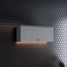 Imagem de Armário Aéreo 1 Porta Basculante 80 Cm Amy Casa 812 Cinza