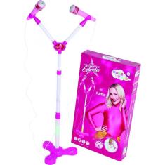 Imagem de Microfone Infantil Individual Ajustável Led Claudia Leite