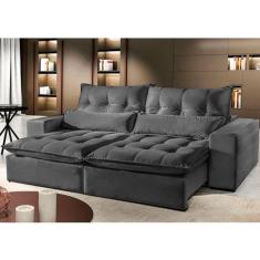 Imagem de Sofá 2 Lugares Máximo Retrátil e Reclinável 2,00 Metros Móveis Mix