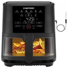 Imagem de Airfryer Programavel 5 Litros Com 8 Modos E Controle Digital, Chefman, 110V 1300W, Preta