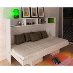 Imagem de Cama Dobrável Articulada Multifuncional Cm8020 Branco - Tecno Mobili