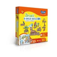 Imagem de Quebra-Cabeça Brasil E Seus Estado - 82 Peças - Toyster