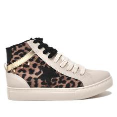 Imagem de Tênis Via Marte Casual Cano Alto Via Marte 082-014 Onça-Feminino