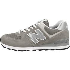 Imagem de New Balance Tênis masculino 574 Core, Cinza/branco, 39