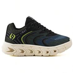 Imagem de Tenis Infantil Masculino Homem Escolar Casual Calce Facil Basico-Masculino