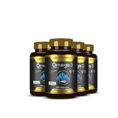 Imagem de 4X omega 3 concentrado meg 3 120 caps hf suplementos