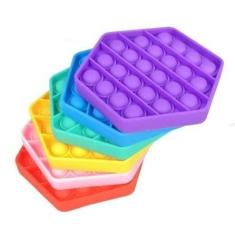Imagem de Brinquedo Pop It Anti Estresse Fidget Spinner Ansiedade Toy Estourar B