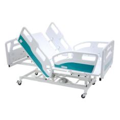 Imagem de Cama Hospitalar Motorizada Luxo 8 Movimentos Com Elevação Do Leito E T