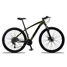 Imagem de Bicicleta Aro 29 KSW XLT 21v Shimano Tourney Verde Pérola com Preto 15