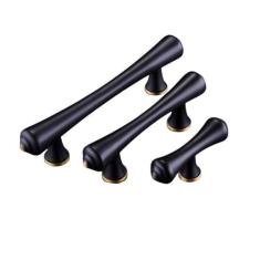 Imagem de Alças para móveis de latão, armário pastoral, cômoda, gaveta, sapato, caixa preta, puxadores, bcf, xs