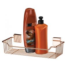 Imagem de Porta shampoo prateleira banheiro Rose Gold Future 7501RG