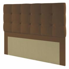 Imagem de Cabeceira Casal Denken Paris Estofada 140Cm - Marrom