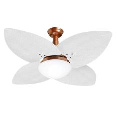 Imagem de Ventilador Teto Jet Aspen Venti-Delta Cobre Rattan Branca
