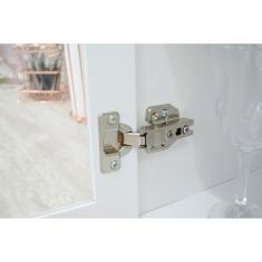 Imagem de Armário Aéreo Cozinha Modulado Americana C- 2 Portas 80cm Cinza - Henn