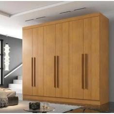 Imagem de Guarda Roupa Casal 6 Portas 6 Gavetas Olimpia - Móveis Valverde - Cina
