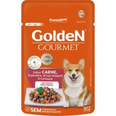Imagem de Ração Úmida PremieR Pet Golden Gourmet Carne para Cães Adultos de Porte Pequeno - 85 g