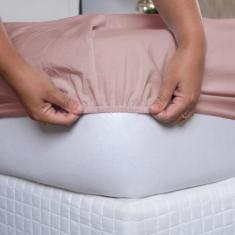 Imagem de Jogo De Lençol Ponto Palito Completo 3 Peças Solteiro - Riffo Store