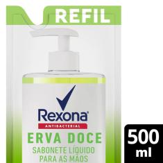 Imagem de Sabonete Líquido para as Mãos Rexona Antibacterial Erva-Doce 500ml Refil