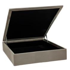 Imagem de Base De Cama Box Bau Physical Camurca Bege Casal 138 Cm (Larg) - 52545