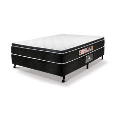 Imagem de Cama Castor Casal Black e White Air One Face D33 138x188x50 + Box Castor