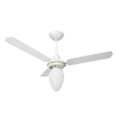 Imagem de Ventilador De Teto Loren-Sid Diplo M3 Pera Branco 127V Com Pás De Made