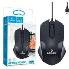 Imagem de Mouse Óptico Lehmox Com Fio Usb 3 Botões ley 1513
