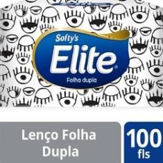 Imagem de Lenço De Papel Softy's Elite Folha Dupla Com 100 Unidades